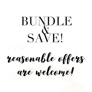 Bundle & Save 20%😄 Save 20% on 2 or more items and save on one shipping charge!